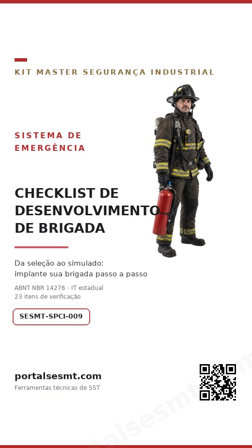 Capa — Checklist de Desenvolvimento de Brigada
