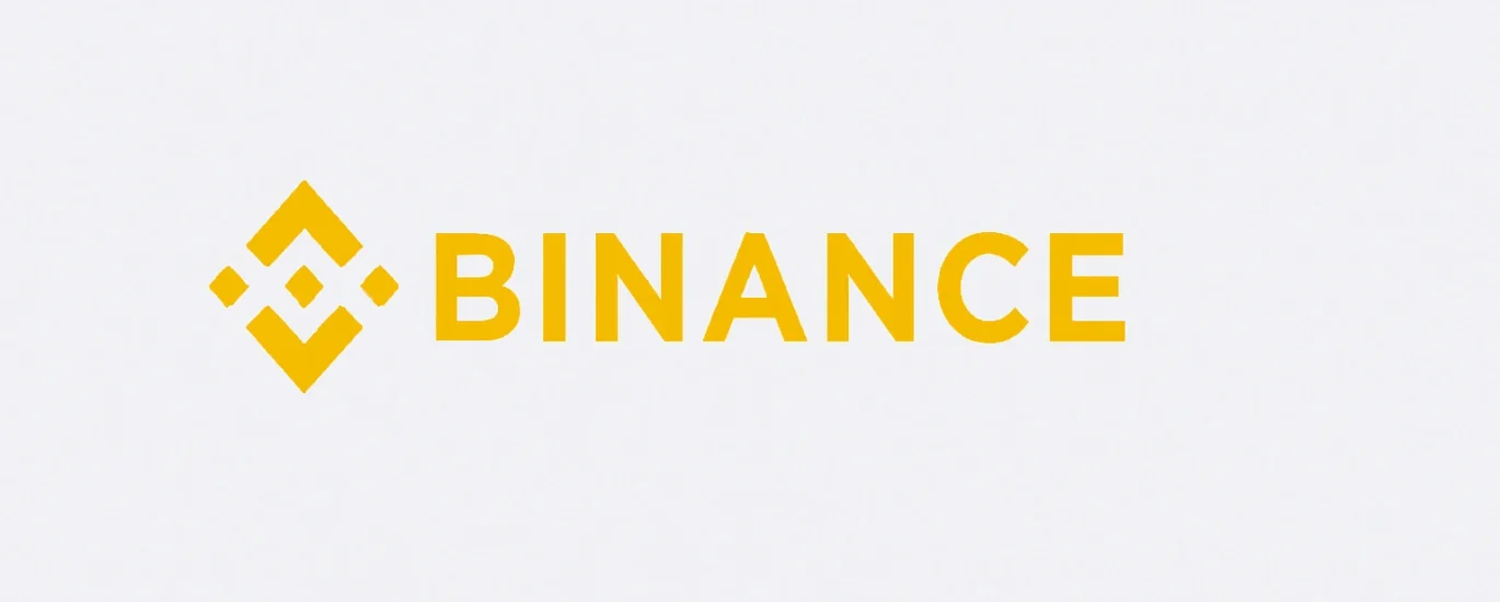 "Logomarca da Binance com fundo cinza claro "