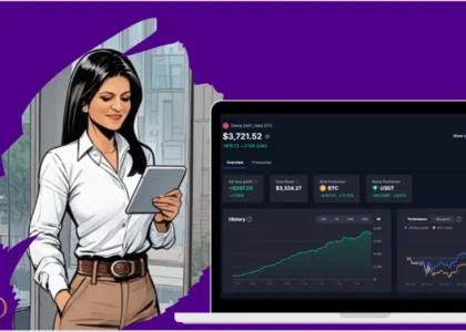 Evolução da carteira Dama DeFi em setembro 2025 mostrando valorização de 21,55% em 24h no CoinMarketCap