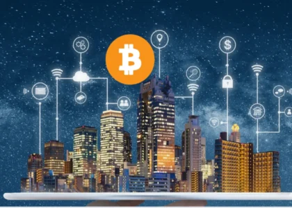 Cidade digital conectada representando a diferença entre tokenização de imóveis e de crédito no mercado de ativos digitais