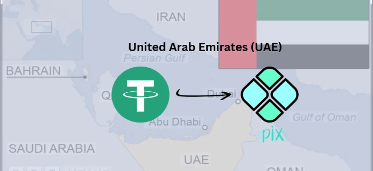 UAE para PIX via stablecoins