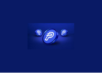 Representação visual do token PYUSD, a stablecoin da PayPal, utilizada em vaults DeFi como Sentora e Kamino para geração de renda passiva.