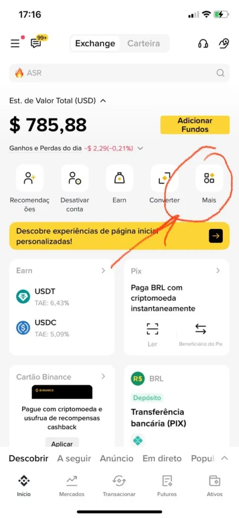 deposito pix binance app passo a passo custo zero
