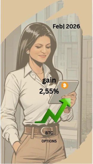 Bitcoin options income February 2026 Dama DeFi strategy