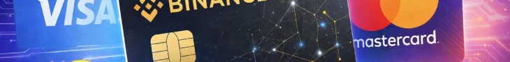 Binance crypto debit card used for spending Bitcoin and stablecoins through Visa payment rails.
