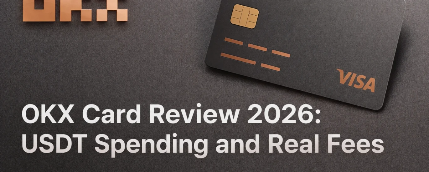 OKX crypto debit card review 2026 spending USDT crypto debit card Visa Mastercard stablecoin payment card OKX exchange