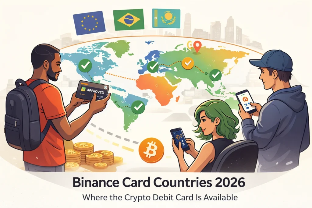 Coutries binnance 2026 card
